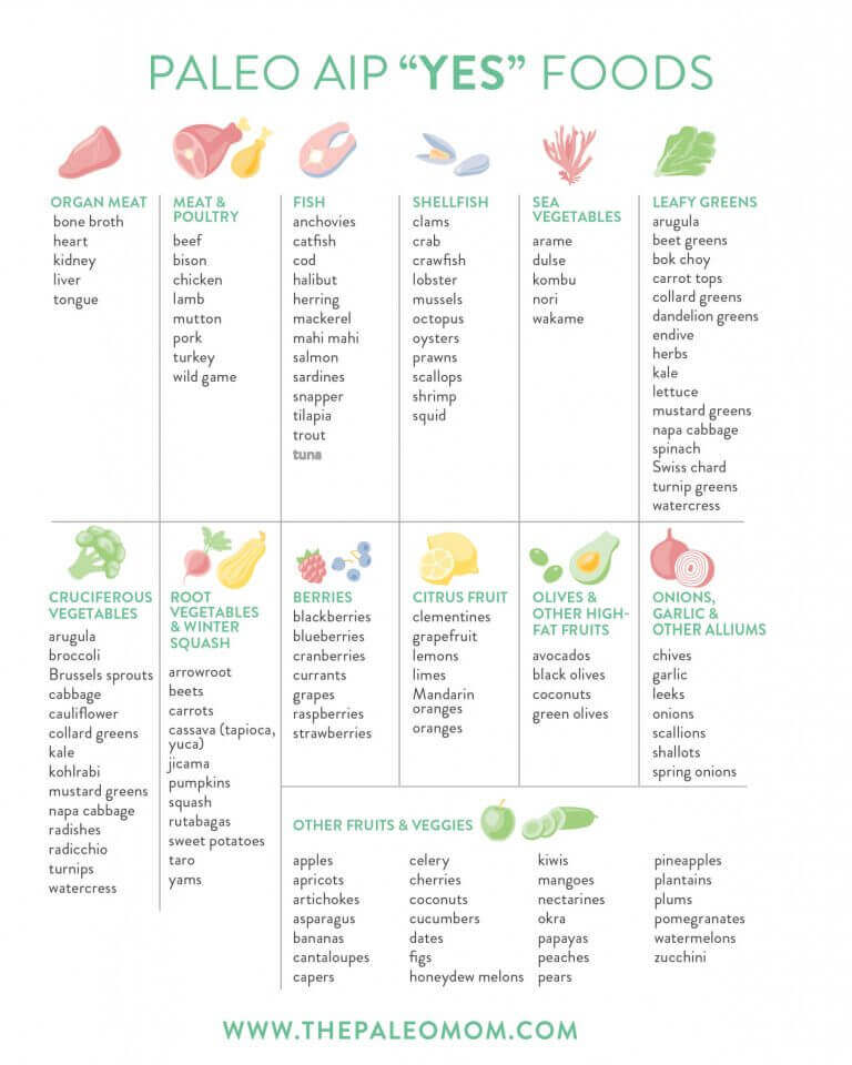 the autoimmune protocol the paleo mom download the food list